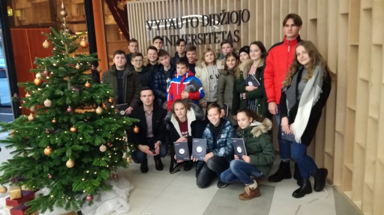 Išvyka į Vytauto Didžiojo universitetą ir galvosūkių kambarius