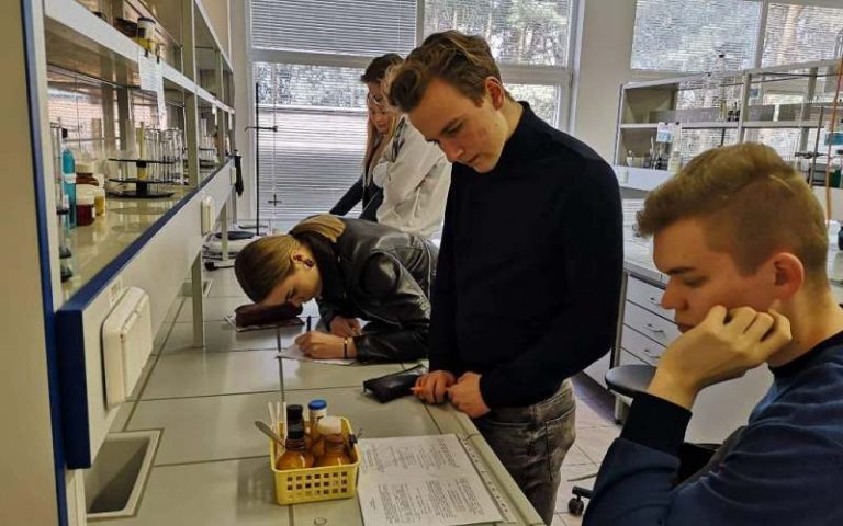 VGTU klasės mokinių užsiėmimai